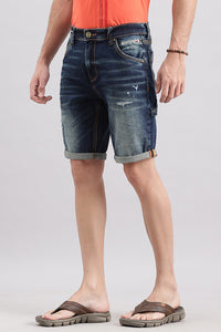 Dk Blue Carpenter Denim Short (Denim Slim Fit)