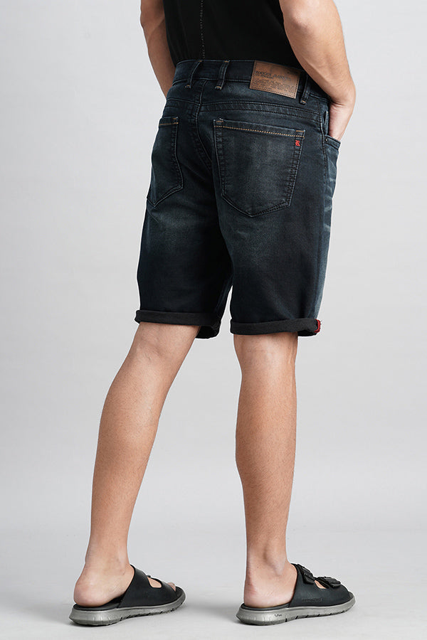 Dk Blue Denim Short (Denim Slim Fit)