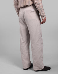Sand Pleated Korean Fit Cotton Pants