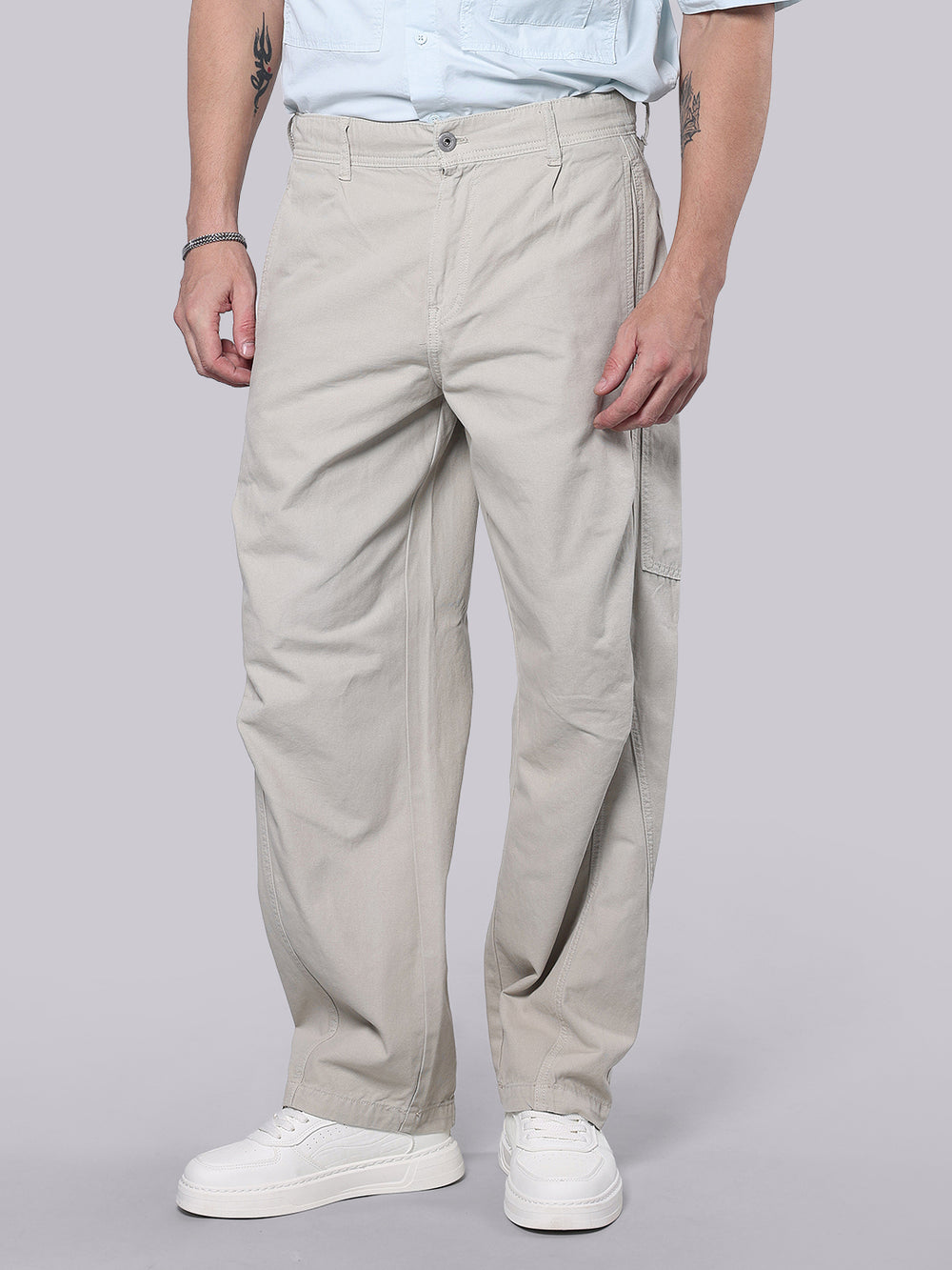 Light Stone Balloon Fit Pants