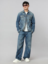Medium Blue Balloon Fit Jeans