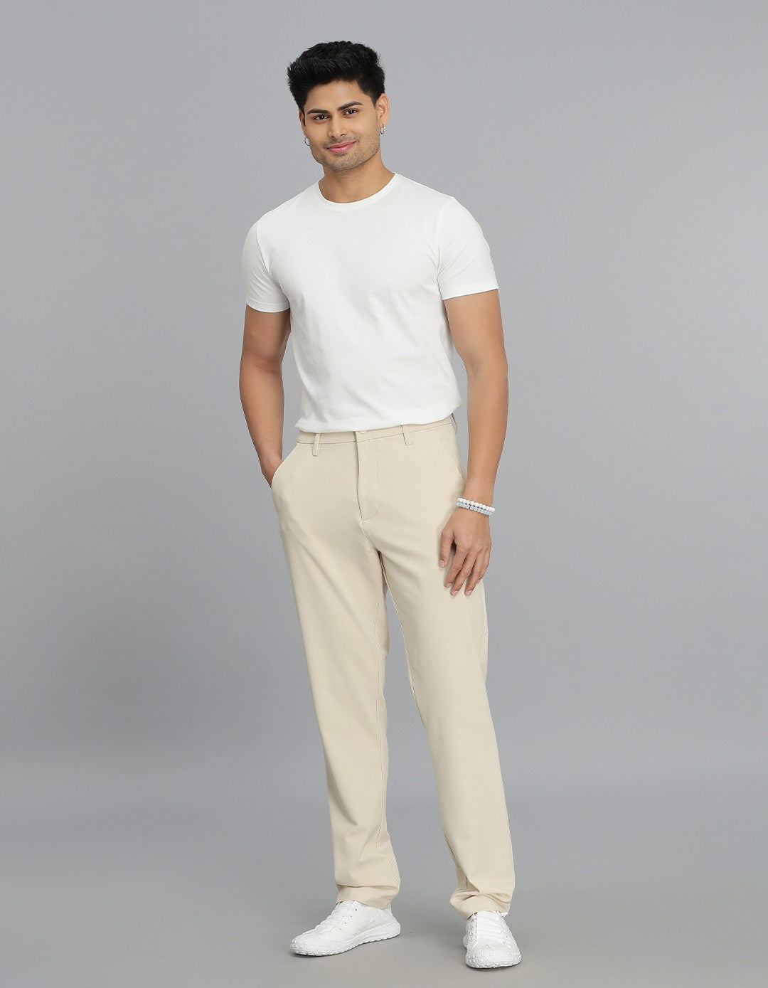 Beige Chinos Trouser