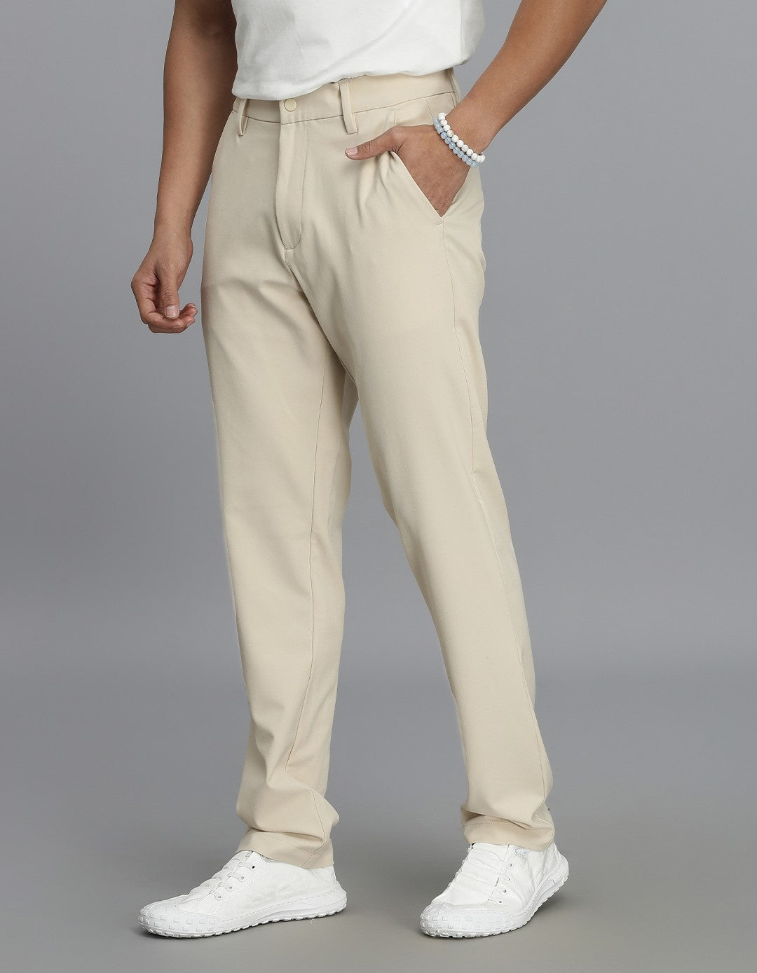 Beige Chinos Trouser