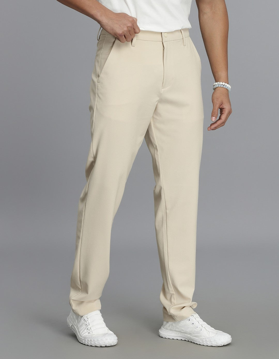 Beige Chinos Trouser