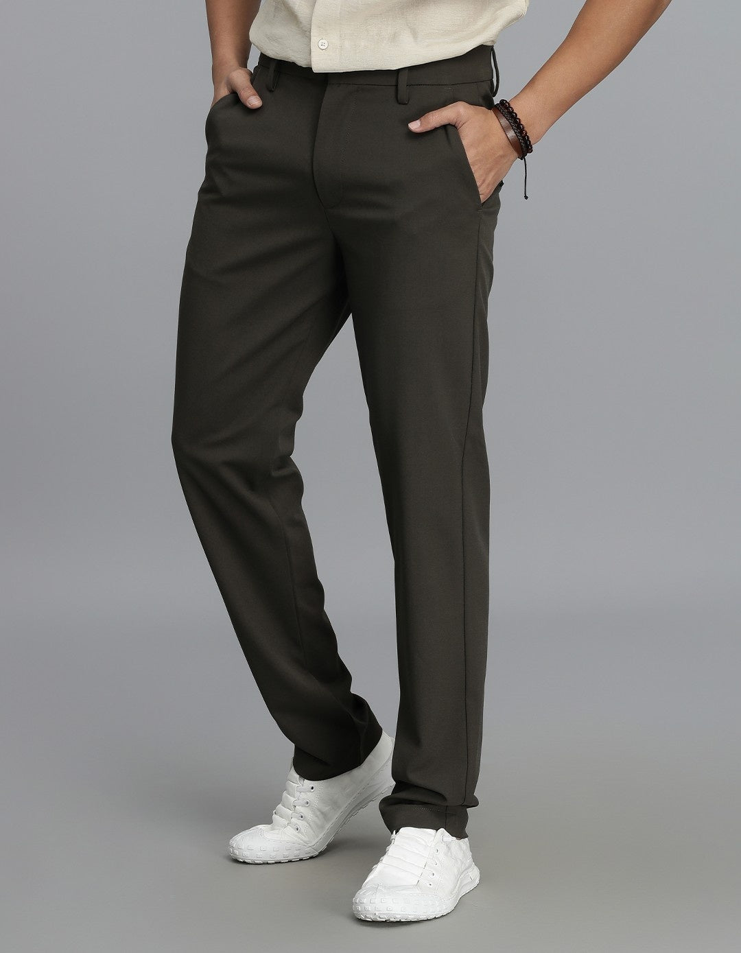 Dk Olive Chinos Trouser