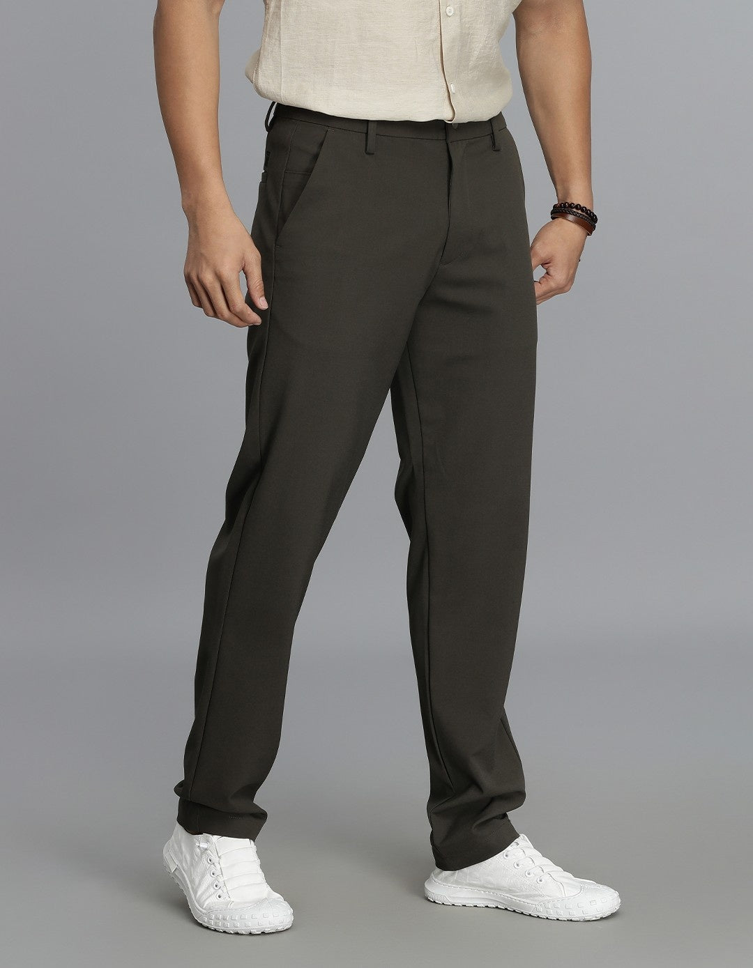 Dk Olive Chinos Trouser