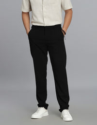 Jet Black Chinos Trouser