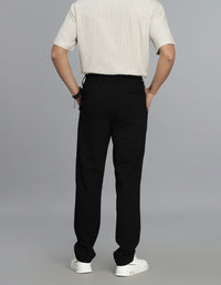 Jet Black Chinos Trouser