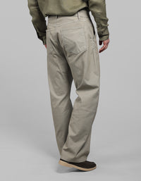 Lt Olive Loose Arc Fit Cotton Stretch Chinos