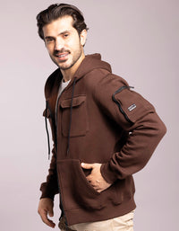 Coffee Full Sleeves Zipper Hoodie