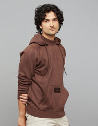 Brown Full Sleeves Hoodie