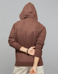 Brown Full Sleeves Hoodie