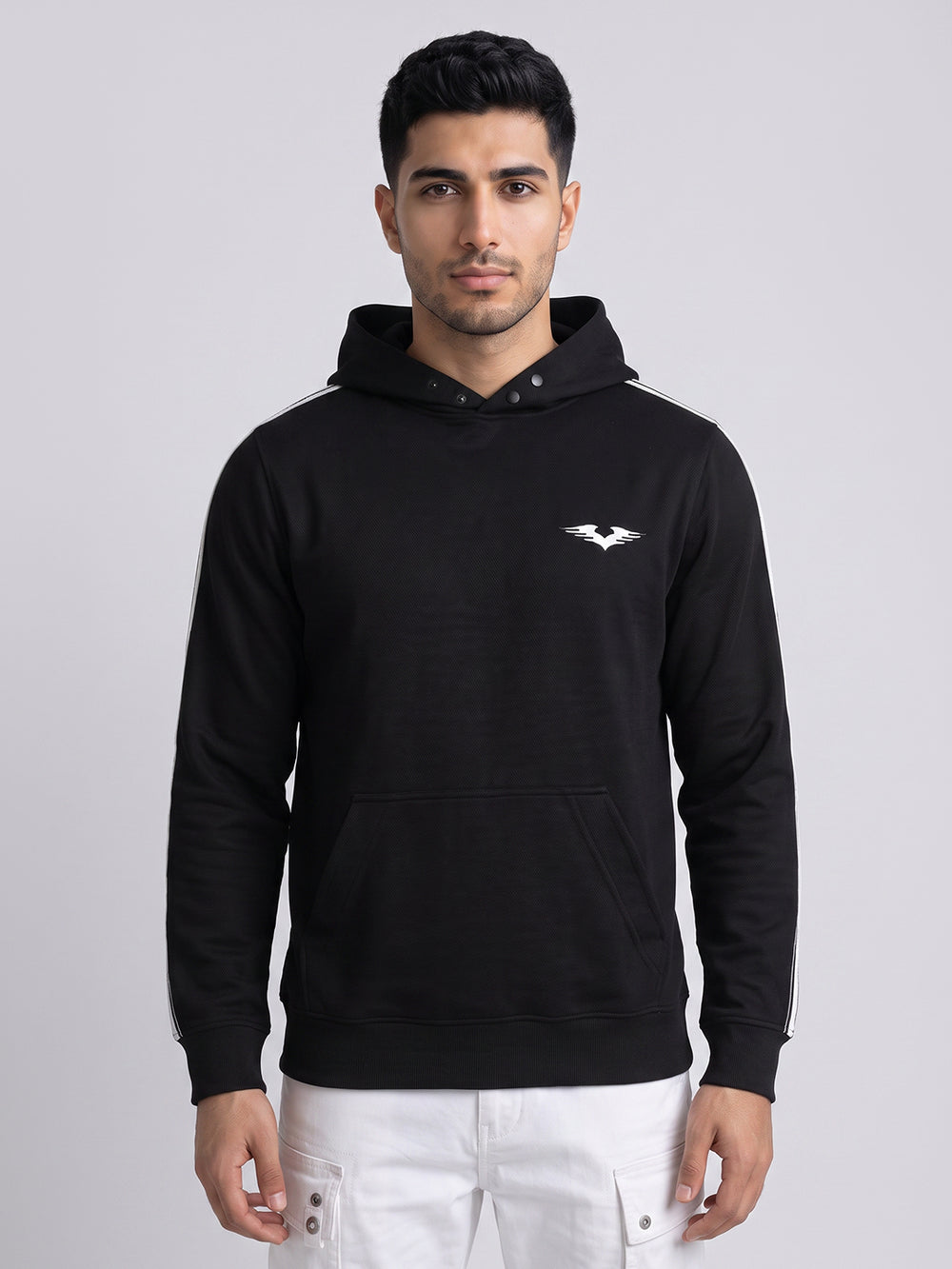 Black Pullover Hoodie