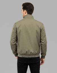 Olive Full Sleeves Lightweight Jacket