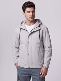 Lt Grey Relax Slim Utility Jacket