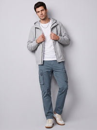 Lt Grey Relax Slim Utility Jacket