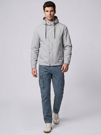 Lt Grey Relax Slim Utility Jacket
