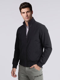 Black Relax Slim Utility Jacket