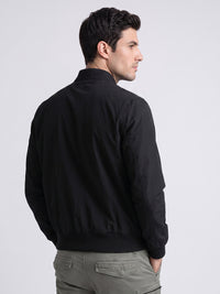 Black Relax Slim Utility Jacket