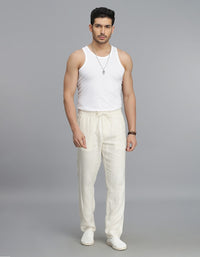 Beige Linen Pant Pant