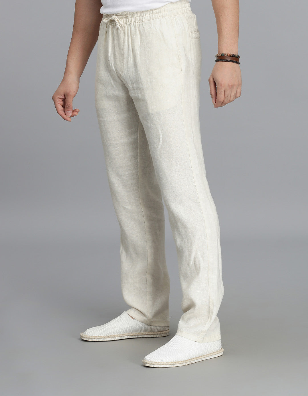 Beige Linen Pant Pant
