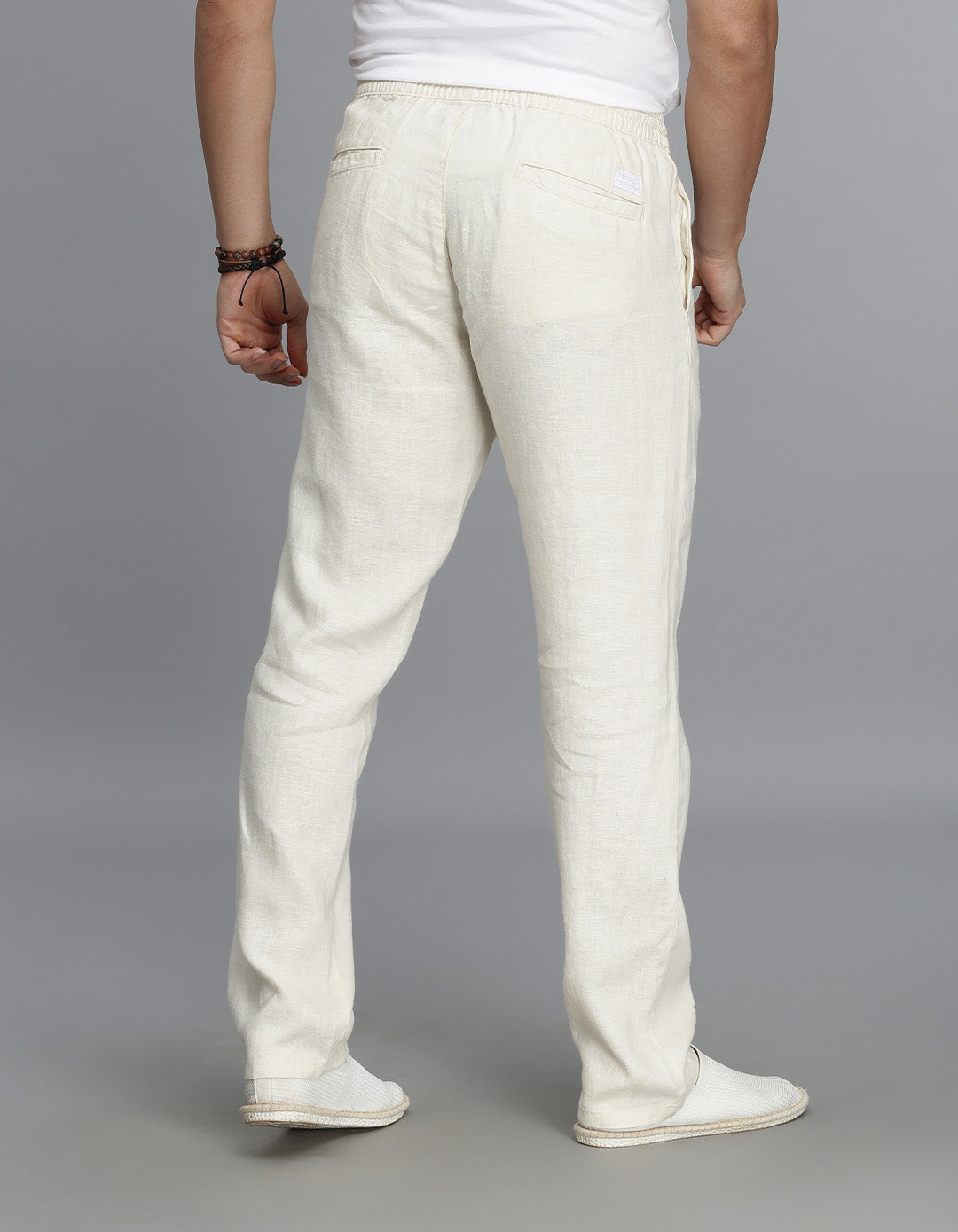 Beige Linen Pant Pant
