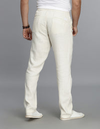 Beige Linen Pant Pant