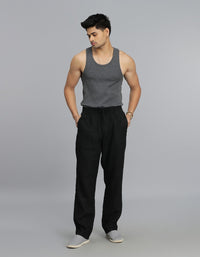 Black Linen Pant Pant