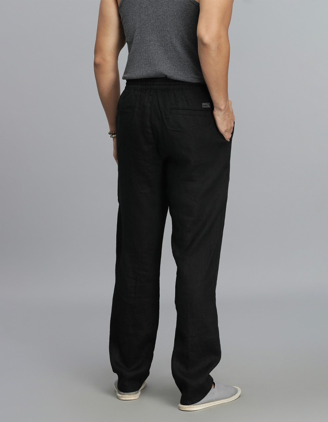 Black Linen Pant Pant