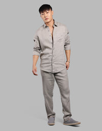 Dk Stone 100% Linen Pant