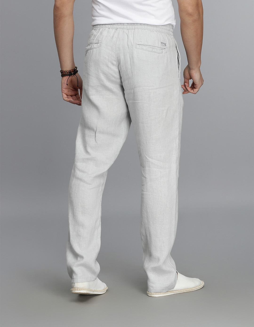 Lt Grey Linen Pant Pant