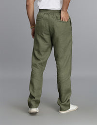 Olive Linen Pant Pant