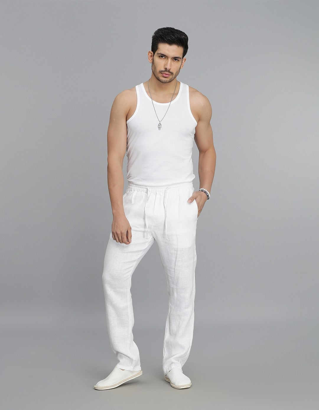 White Linen Pant Pant