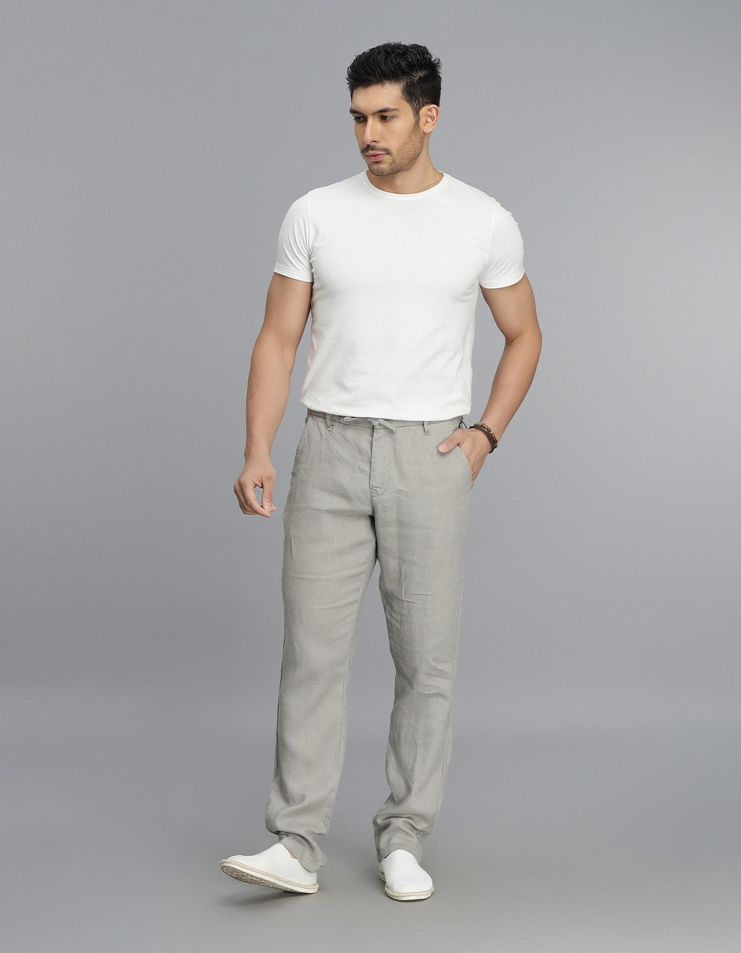 Dk Stone Linen Chino Pant