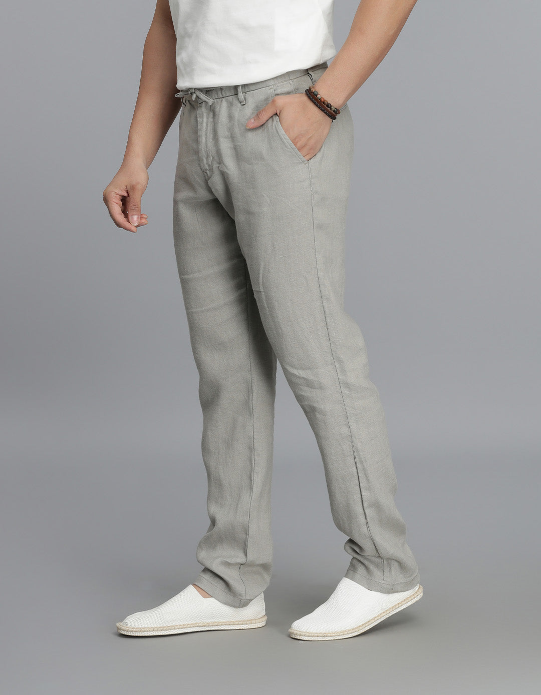 Dk Stone Linen Chino Pant