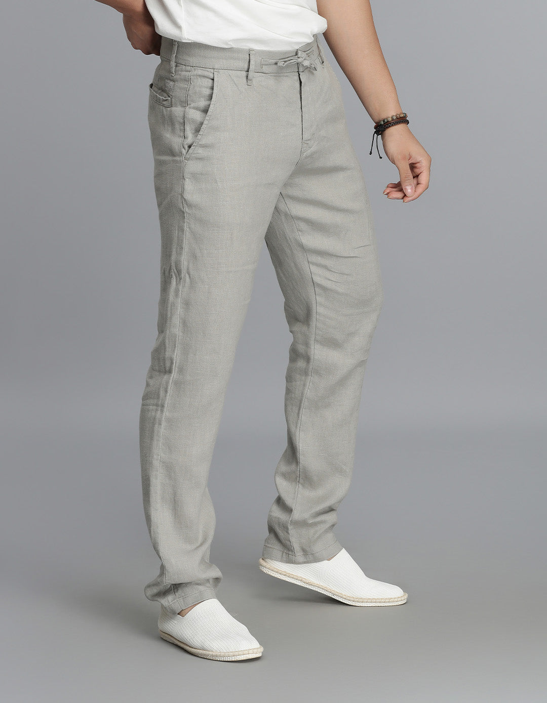 Dk Stone Linen Chino Pant