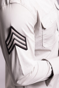 Lt Grey Full Sleeves Solid Shirt