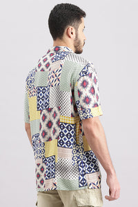 Multi Color Half Sleeve Printed Shirt (Decapario H/Slv Fit)