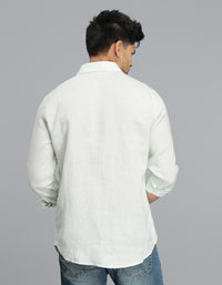 Mint Green Full Sleeves Linen Shirt
