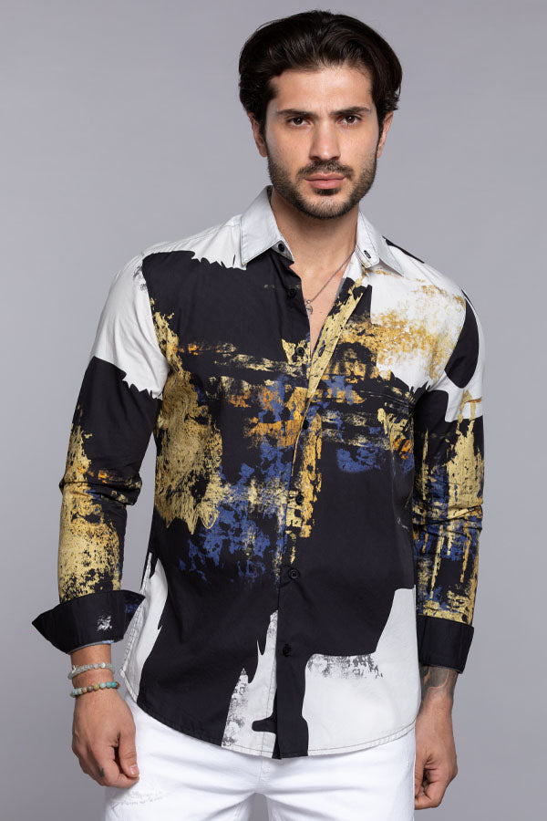 Multi Color Full Sleeves Printed Shirt