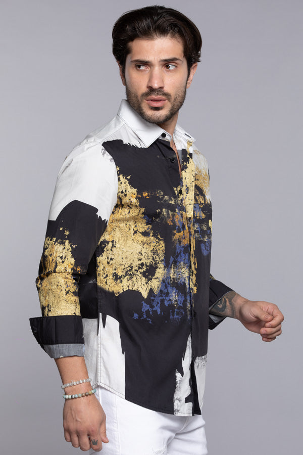 Multi Color Full Sleeves Printed Shirt