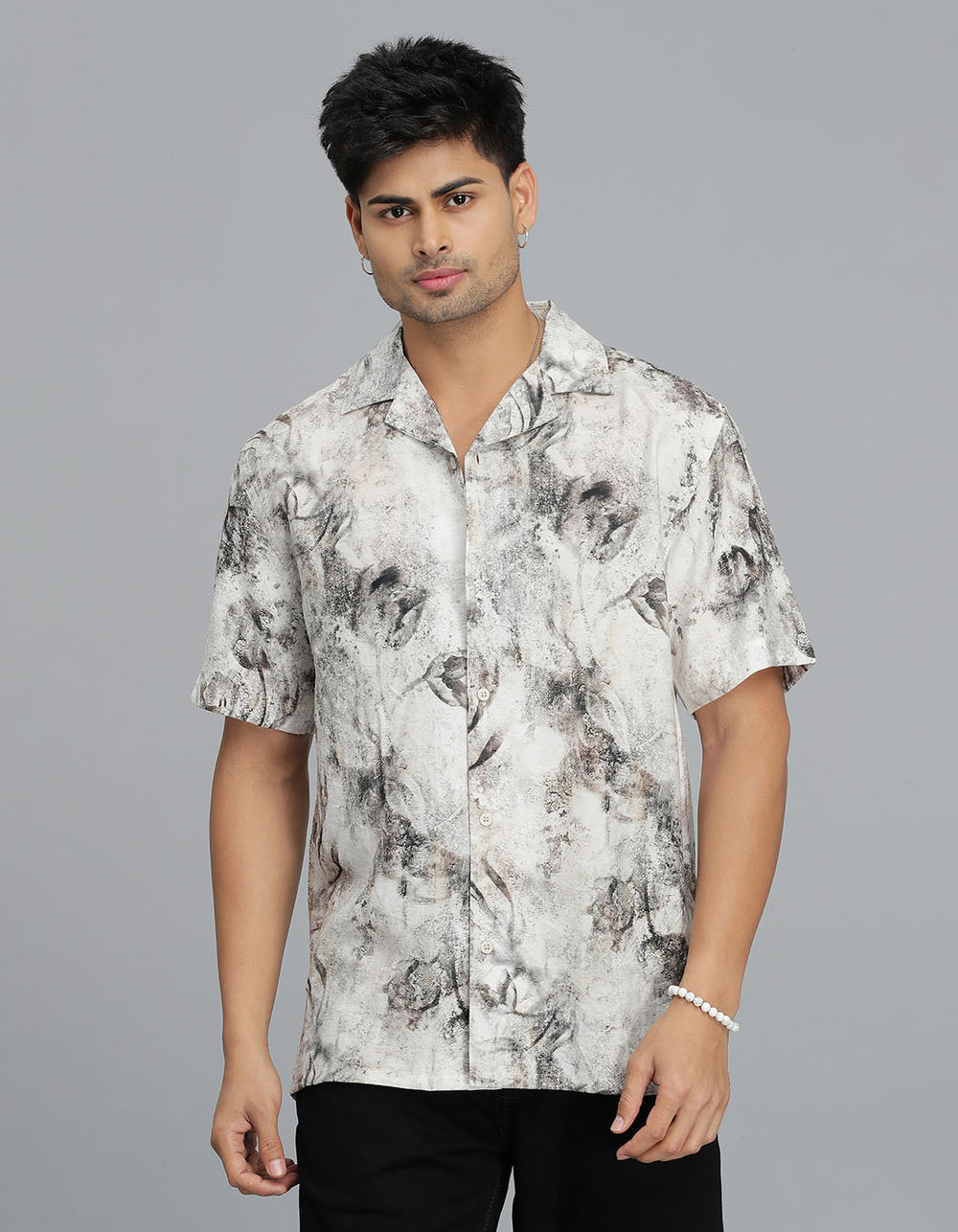 Multi Color Half Sleeves Printed Shirt