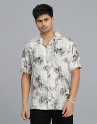 Multi Color Half Sleeves Printed Shirt