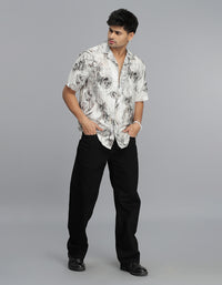 Multi Color Half Sleeves Printed Shirt