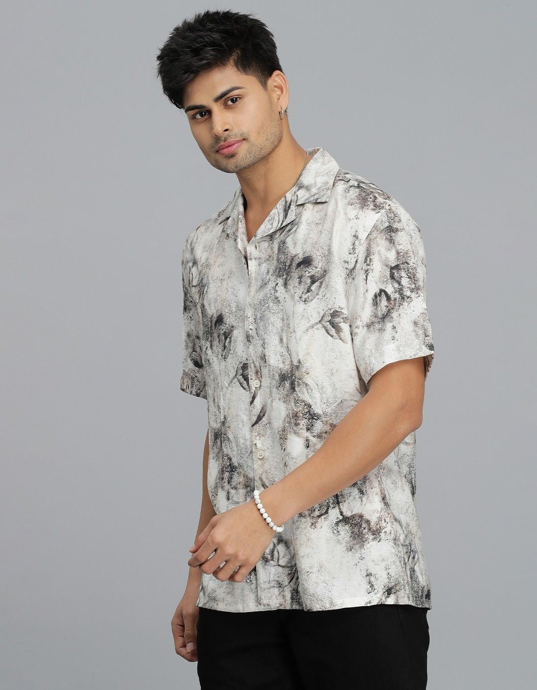 Multi Color Half Sleeves Printed Shirt