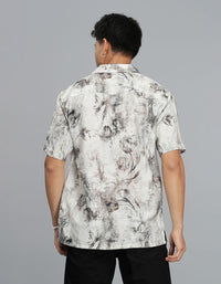 Multi Color Half Sleeves Printed Shirt