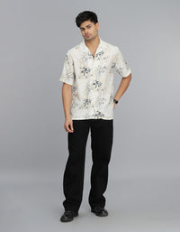 Multi Color Half Sleeves Printed Shirt