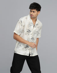 Multi Color Half Sleeves Printed Shirt