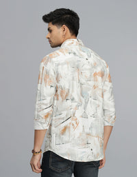 Multi Color Full Sleeves Printed Shirt