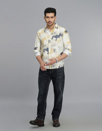 Multi Color Full Sleeves Printed Shirt